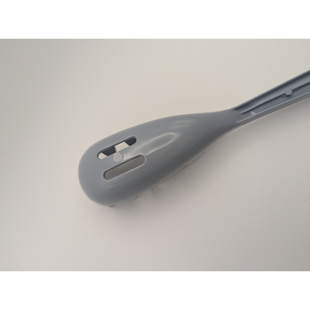 Vintage Gray Nylon Plastic Spaghetti Slotted Server Spoon Pasta Utensil Kitchen - Picture 7 of 8